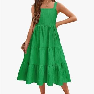 NWT girls Green Sleeveless Dress
